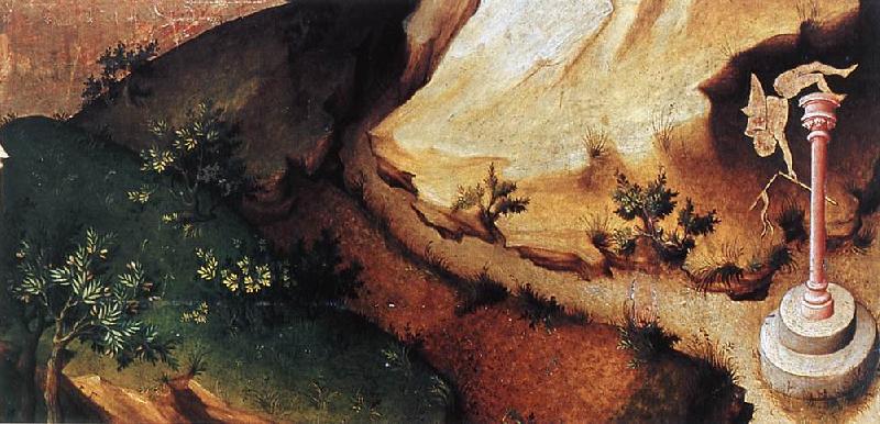 BROEDERLAM, Melchior The Flight into Egypt (detail) oil painting picture
